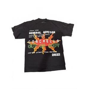 Coachella 2022 General Admission Black Graphic T-Shirt